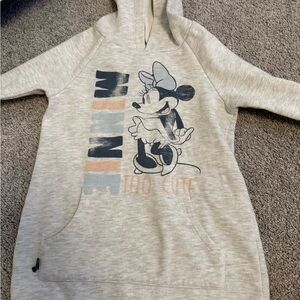 Disney Junior Minnie Mouse Gray Hoodie